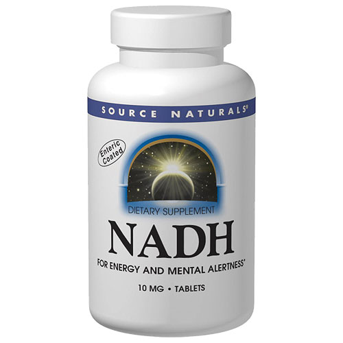 Source Naturals NADH 20 mg CO-E1 - Peppermint Sublingual, 10 Tablets, Source Naturals