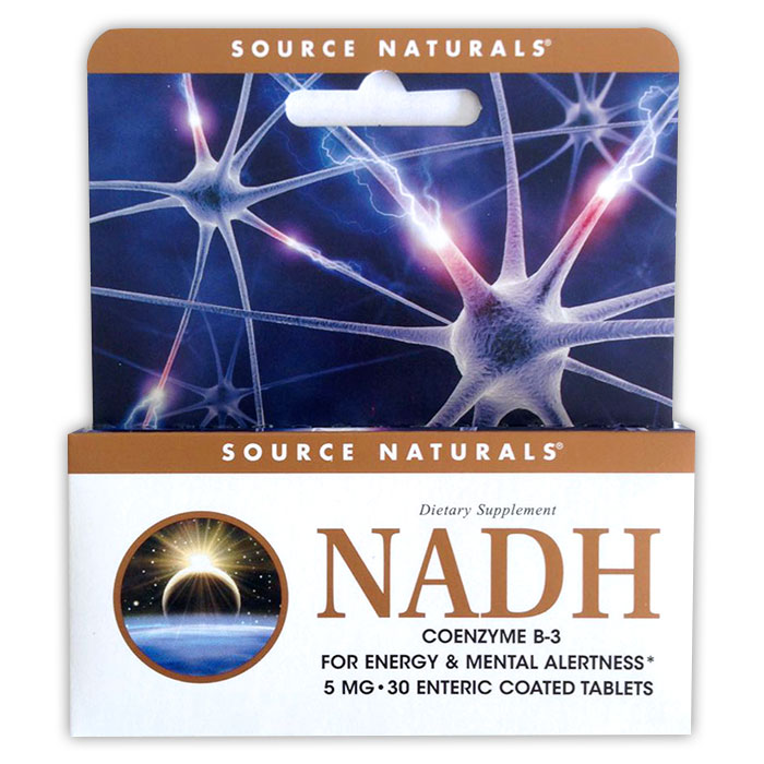 Source Naturals NADH 5mg, 30 Tablets, Source Naturals
