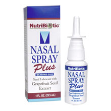 NutriBiotic Nasal Spray Plus, 1 oz, NutriBiotic