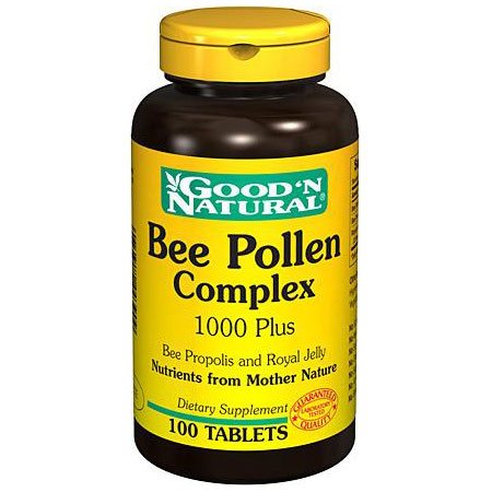 Good 'N Natural Natural Bee Pollen Complex, 100 Tablets, Good 'N Natural
