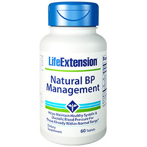 Life Extension Natural BP Management (For Healthy Blood Pressure), 60 Tablets, Life Extension