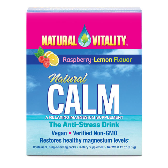 Peter Gillham's Natural Vitality Natural Calm Packets, Raspberry Lemon, 30 Packs, Peter Gillham's Natural Vitality