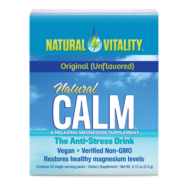 Peter Gillham's Natural Vitality Natural Calm Packets, Anti-Stress Drink Mix, 30 Packs, Peter Gillham's Natural Vitality