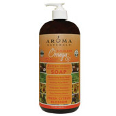 Aroma Naturals Extraordinary Natural Castile 4-in-1 Soap, Fresh Citrus Blossom, 34 oz, Aroma Naturals