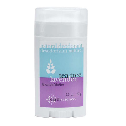 Earth Science Natural Deodorant Tea Tree & Lavender, 2.5 oz, Earth Science