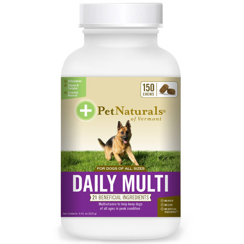Pet Naturals of Vermont Natural Dog Daily Motion, 120 tabs, Pet Naturals of Vermont