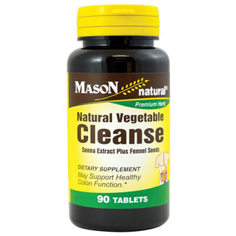 Mason Natural Natural Vegetable Laxative, 90 Tablets, Mason Natural