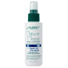 Aubrey Organics Natural Missst Herbal Hairspray, Regular Hold, 4 oz, Aubrey Organics