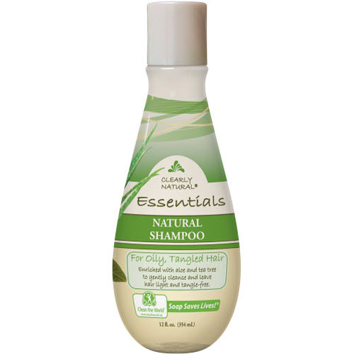 Clearly Natural Natural Shampoo for Oily, Tangled Hair, 12 oz, Clearly Natural