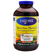 Earthrise Nutritionals Natural Spirulina Powder 1 lb, Earthrise Nutritionals