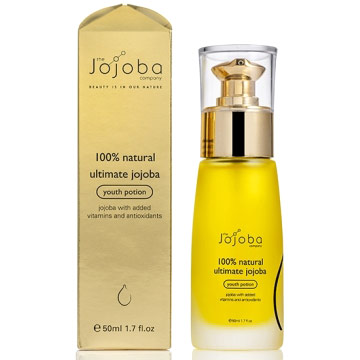 The Jojoba Company 100% Natural Ultimate Jojoba Youth Potion, Multi-Vitamin Skin Serum, 1.7 oz, The Jojoba Company