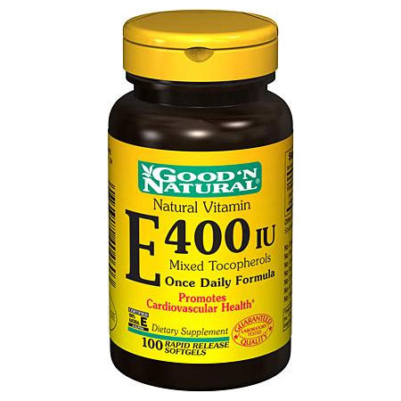 Good 'N Natural Natural Vitamin E Mixed E-400 IU, 100 Softgels, Good 'N Natural