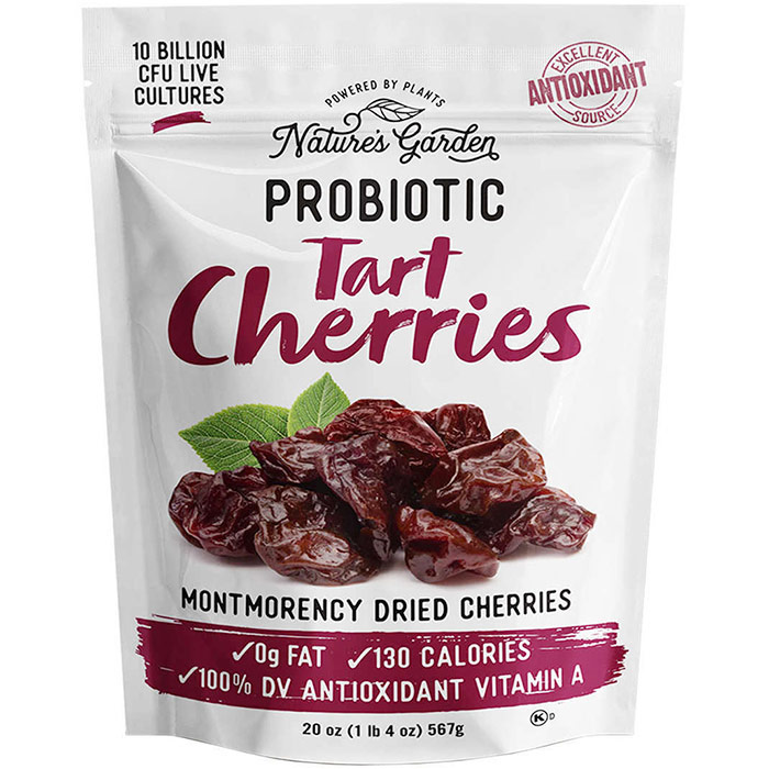 Natures Garden Probiotic Tart Cherries, 20 oz x 2 Pack