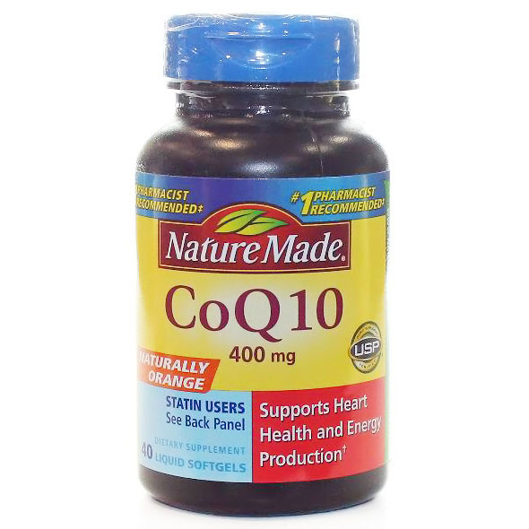 Nature Made Nature Made CoQ10 400 mg Maximum Strength, 24 Softgels
