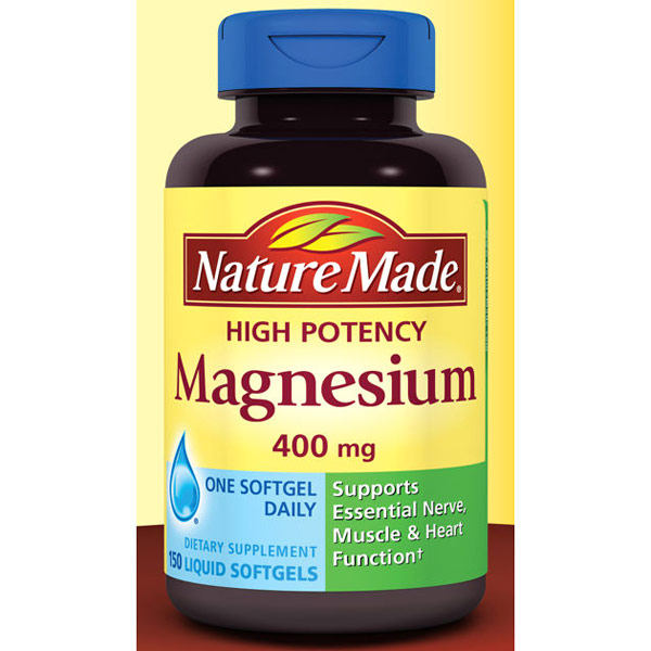 Nature Made Nature Made Magnesium 400 mg, High Potency, 150 Liquid Softgels