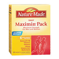 Nature Made Nature Made Maximin Pack, Maximum Strength For Men and Women, 30 Packets