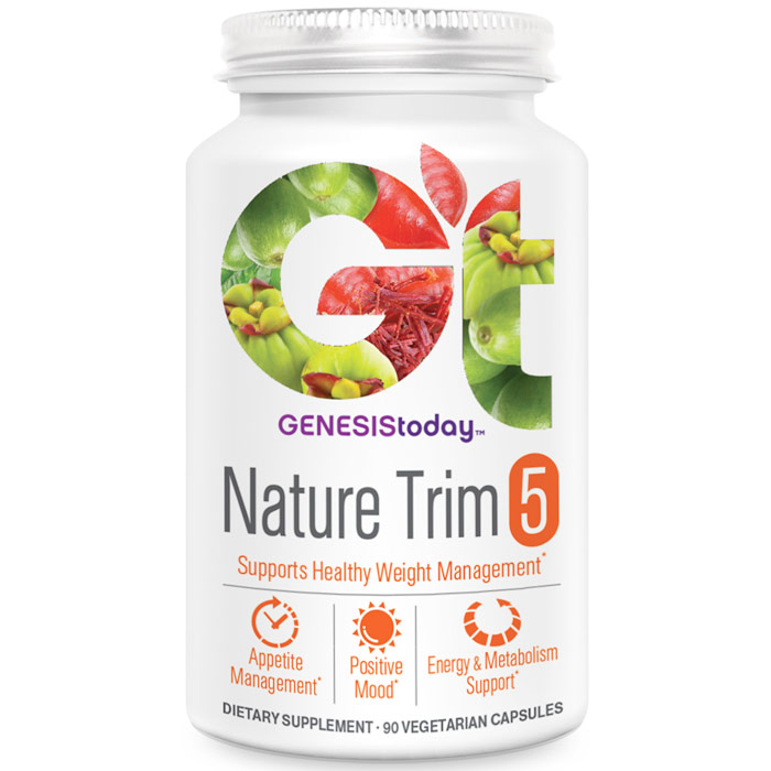 Genesis Today Nature Trim 5, Healthy Weight Management, 90 Vegetarian Capsules, Genesis Today