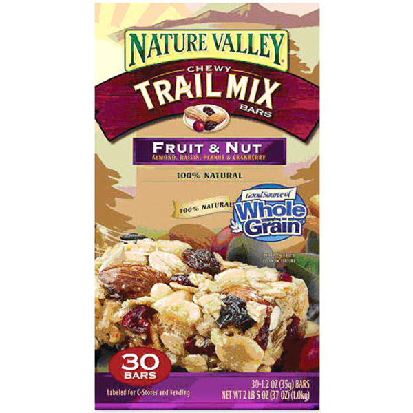 General Mills Nature Valley Chewy Trail Mix Bars, 30 Bars