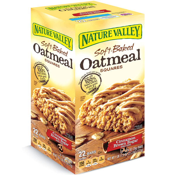 Nature Valley Nature Valley Soft-Baked Oatmeal Squares, Cinnamon Brown Sugar, 22 Bars