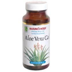 Nature's Herbs Aloe Vera Gel 1100 mg 50 softgels from Nature's Herbs