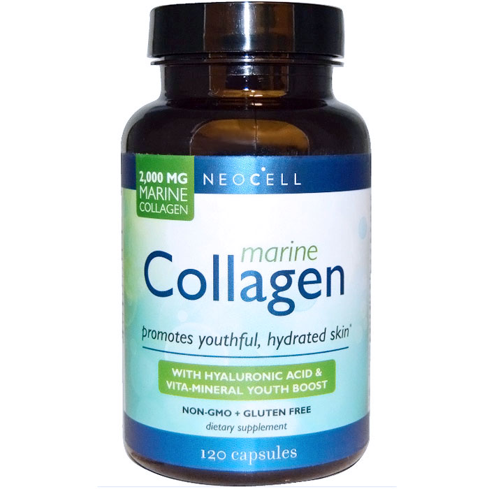 NeoCell NeoCell Fish Collagen +HA (Plus Natural Hyaluronic Acid) 120 Capsules