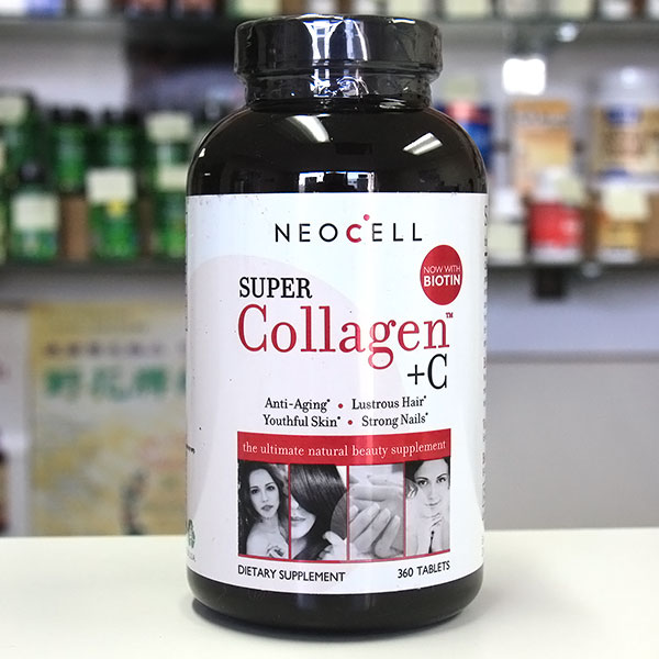 NeoCell NeoCell Super Collagen Plus C, Collagen I & III, 360 Tablets