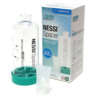 Hi-Tech Pharmacal NESSI Spacer Inhaler with Mouthpiece, Hi-Tech Pharmacal