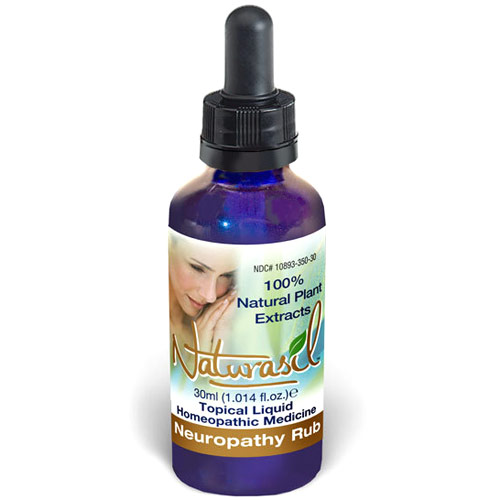 Naturasil Neuropathy Rub, Topical Liquid Homeopathic Remedy, 30 ml, Naturasil
