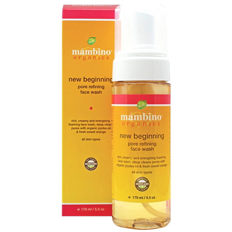 Mambino Organics New Beginning Pore Refining Face Wash, 5.5 oz, Mambino Organics