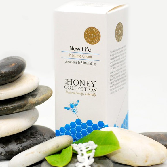 The Honey Collection New Life Placenta Cream, With Manuka Honey, 60 g, The Honey Collection