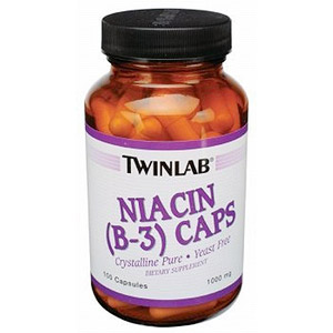 Twinlab Niacin (Vitamin B-3) 500mg 100 caps from Twinlab
