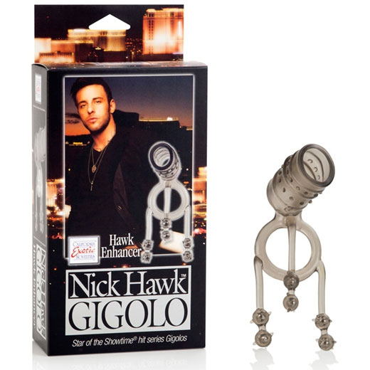 California Exotic Novelties Nick Hawk Gigolo Hawk Enhancer Penis Ring, California Exotic Novelties