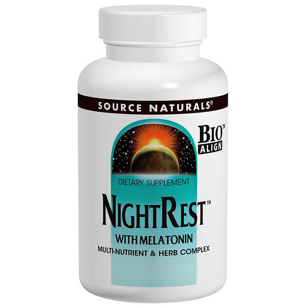 Source Naturals Night Rest with Melatonin 50 tabs from Source Naturals