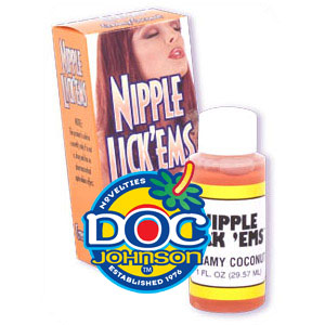 Doc Johnson Nipple Lick'ems Creamy Coconut, 1 oz, Doc Johnson