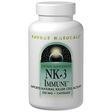 Source Naturals NK-3 Immune 250mg with Vitamin C, 30 Capsules, Source Naturals