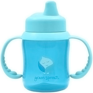 Green Sprouts Baby Products Non-Spill Sippy Cup, Aqua, 6 oz, Green Sprouts Baby Products