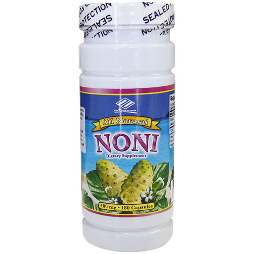 Nu-Health All Natural Noni Cap 400 mg, 180 Capsules, Nu-Health