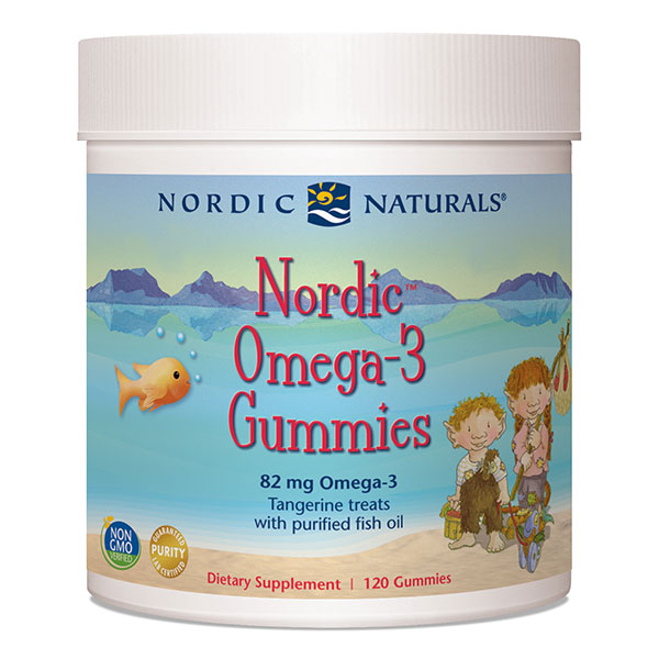 Nordic Naturals Nordic Omega-3 Gummies, Chewable Fish Oil, 120 Gummies, Nordic Naturals
