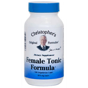 Christopher's Original Formulas Female Tonic Formula, 100 Vegicaps, Christopher's Original Formulas
