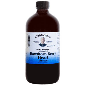 Christopher's Original Formulas Hawthorn Berry Heart Syrup, 16 oz, Christopher's Original Formulas