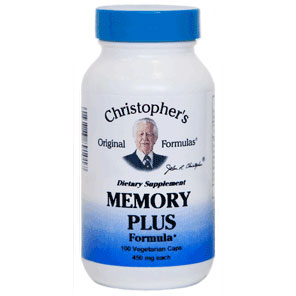 Christopher's Original Formulas Memory Plus Formula, 100 Vegicaps, Christopher's Original Formulas