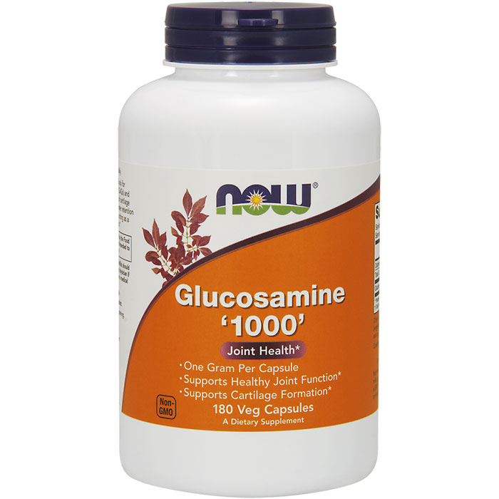 NOW Foods Glucosamine Hydrochloride (HCl) 1000mg 180 Caps from NOW Foods