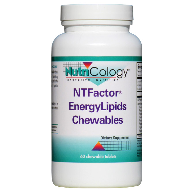 NutriCology / Allergy Research Group NT Factor EnergyLipids Chewable (Energy Lipids), 60 Tablets, NutriCology