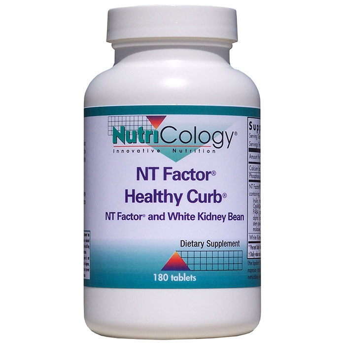 NutriCology / Allergy Research Group NT Factor Healthy Curb Formula, 180 Tablets, NutriCology (With White Kidney Bean)