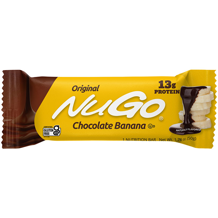 NuGo Nutrition Nugo Family Nutrition Bar, Chocolate Banana, 1.76 oz x 15 pc, NuGo Nutrition