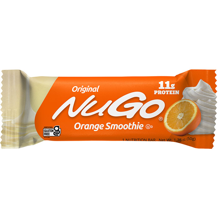 NuGo Nutrition Nugo Family Nutrition Bar, Orange Smoothie, 1.76 oz x 15 pc, NuGo Nutrition