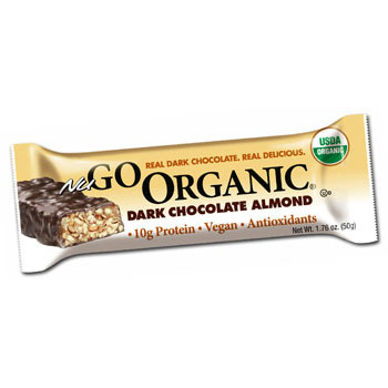 NuGo Nutrition Nugo Organic Nutrition Bar, Dark Chocolate Almond, 1.76 oz x 12 pc, NuGo Nutrition