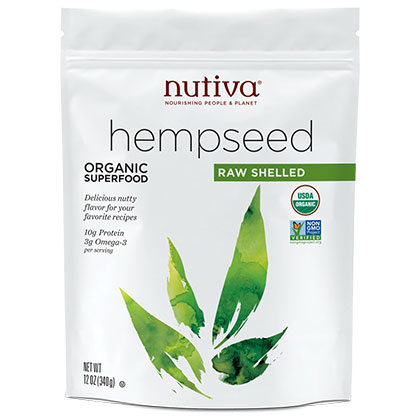 Nutiva Nutiva Organic Shelled Hempseed (Hemp Seed), 19 oz