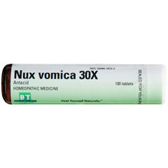 Boericke & Tafel Nux Vomica 30X, 100 Tablets, Boericke & Tafel Homeopathic