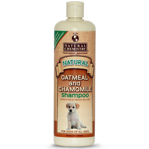Natural Chemistry Natural Oatmeal & Chamomile Shampoo for Dogs, 16.9 oz, Natural Chemistry Pet Care